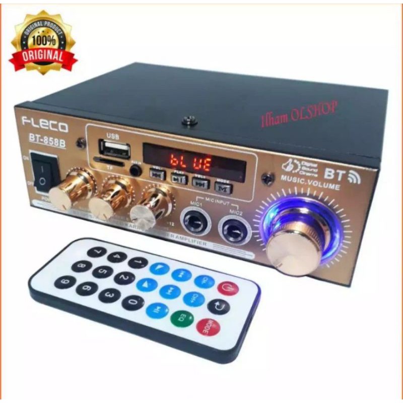 Terlaris Power Amplifier Fleco Bt-858B