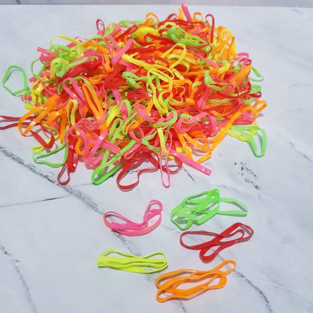 karet jepang 100 gr karet rambut jepang ikat rambut anak karet rambut anak rubber band