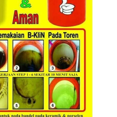 B KLIN PEMBERSIH TOREN - PEMBERSIH BAK MANDI - PEMBERSIH TANGKI AIR