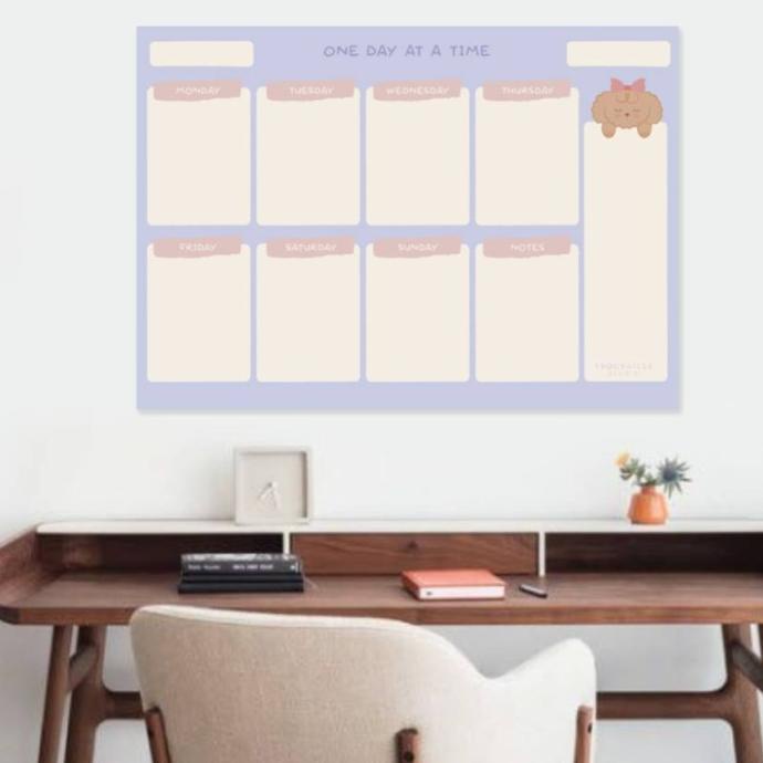 

[COD] schedule board / papan jadwal / weekly planner / wallplanner TERLENGKAP Kode 944