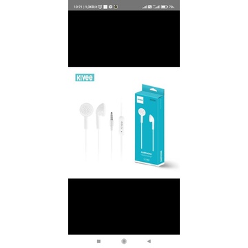 Earphone Kivee KV-MT39 3.5mm