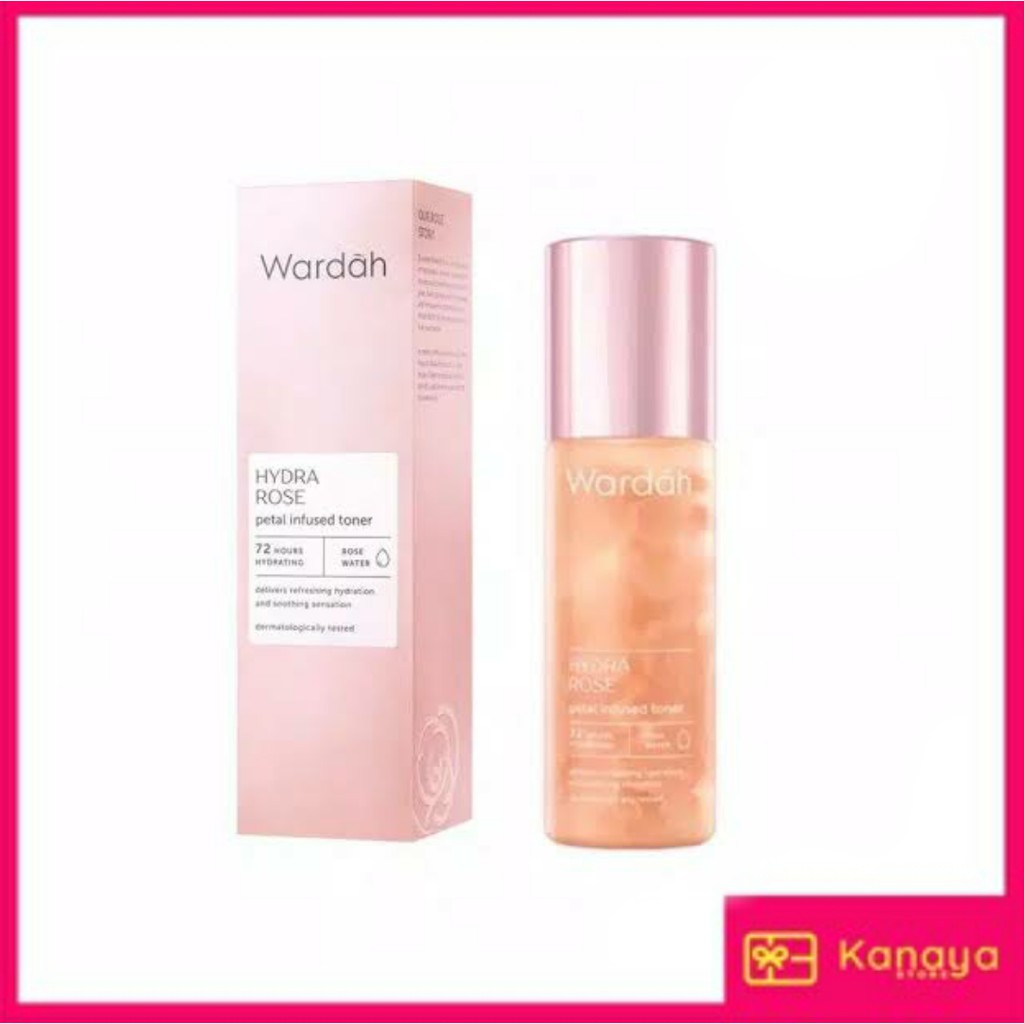 (BISA COD) Wardah Hydra Rose Petal Infused Toner