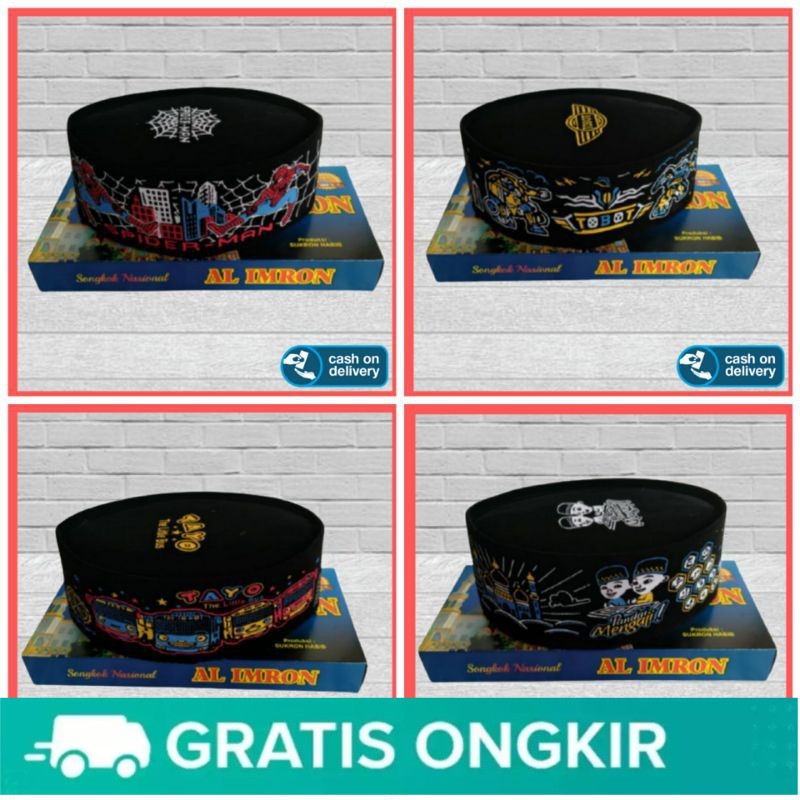 Rafenshop PECI ANAK HITAM KARAKTER NU LAKI LAKI