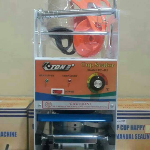 HOT PROMO - ORIGINAL Mesin Cup Sealer Eton ET-D1 Uk.12-22oz