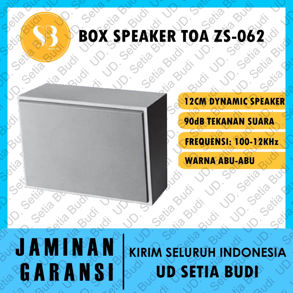 TOA Box Speaker ZS-062 Asli dan Bergaransi
