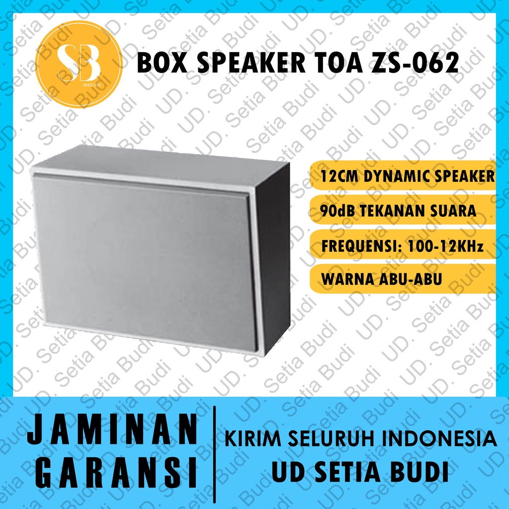 TOA Box Speaker ZS-062 Asli dan Bergaransi