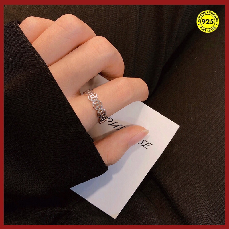 Cincin Pasangan Bahan S925 Silver Untuk Wanita