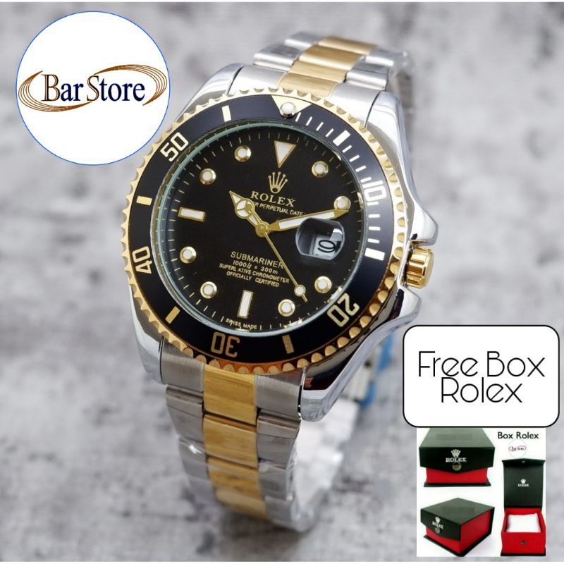 (COD) Men Watch Luminous Pointer Date Active Style Casual Formal, Jam Tangan Pria Premium Mewah Elegant Tanggal Aktif - Bar Store Promo Jam Tangan Bisa COD Bayar Ditempat