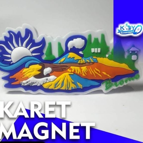 MAGNET KULKAS KARET 3D (BROMO)