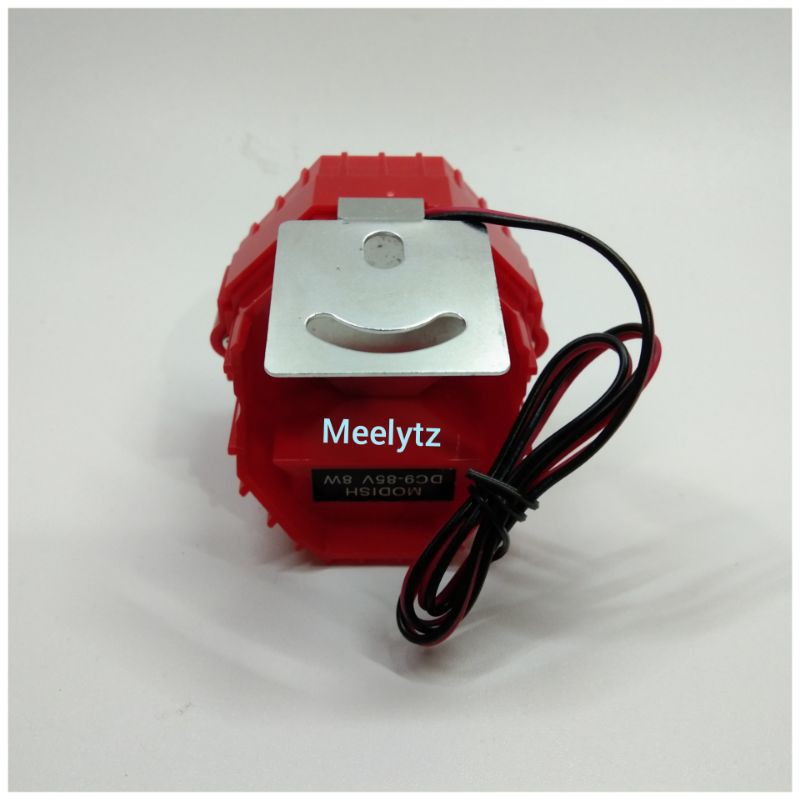 Lampu tembak sorot LED 4 mata segi body merah waterproof