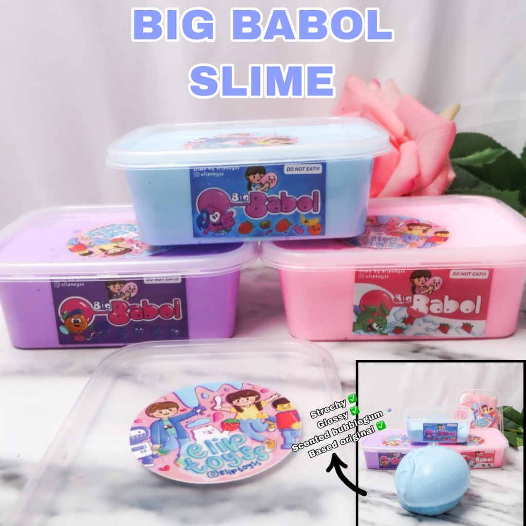 BIG BABOL SLIME 200GRAM BY ELIPTOYS BEST SELLER