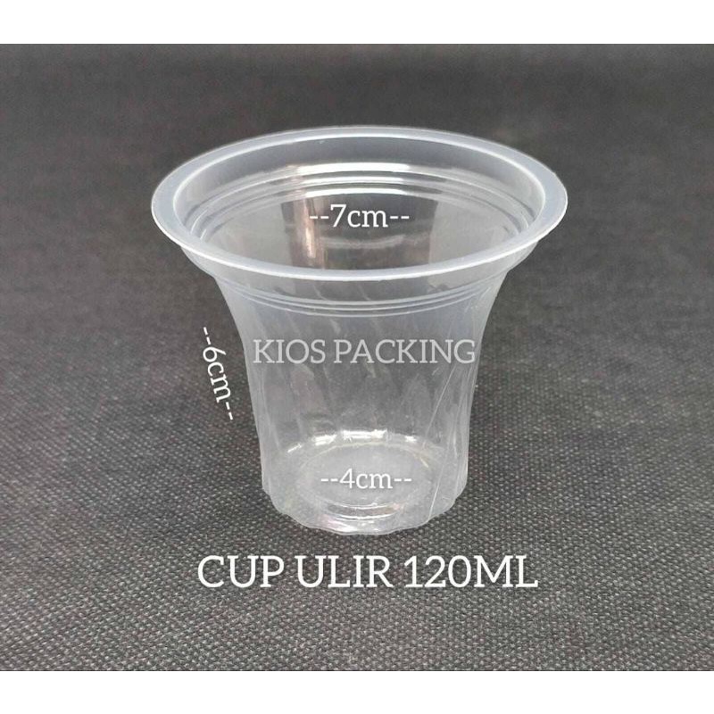 Gelas Plastik Eskrim Jagung Jasuke Cup Ulir 120ml 50pcs