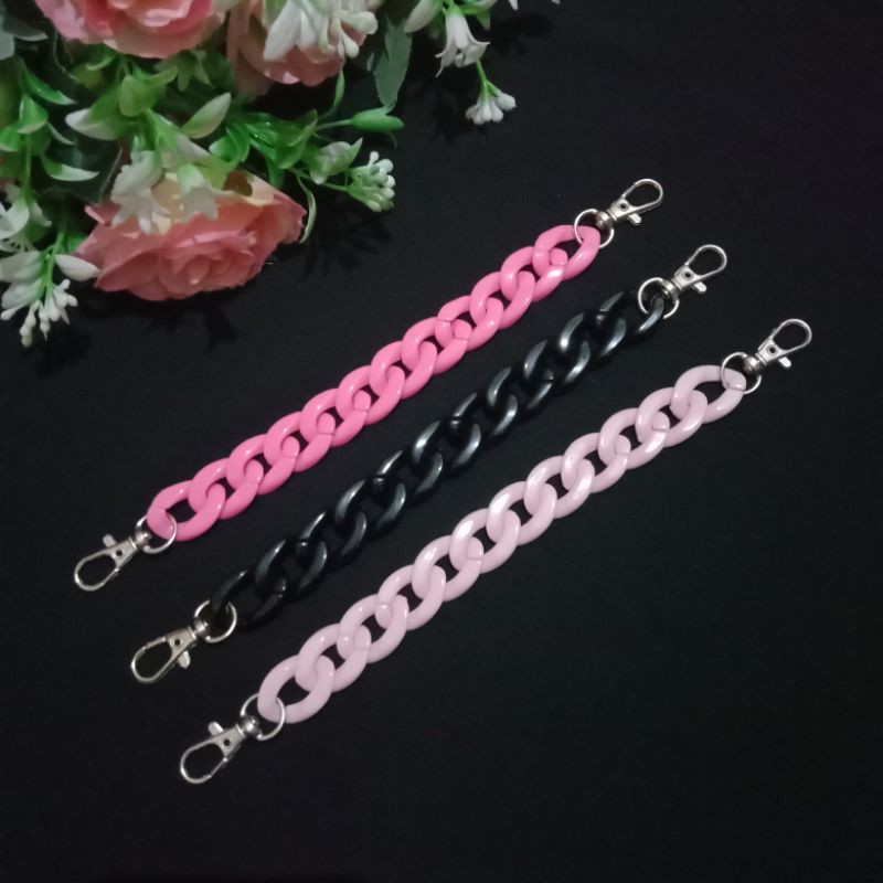 Konektor masker rantai plastik akrilik BIG ROPE