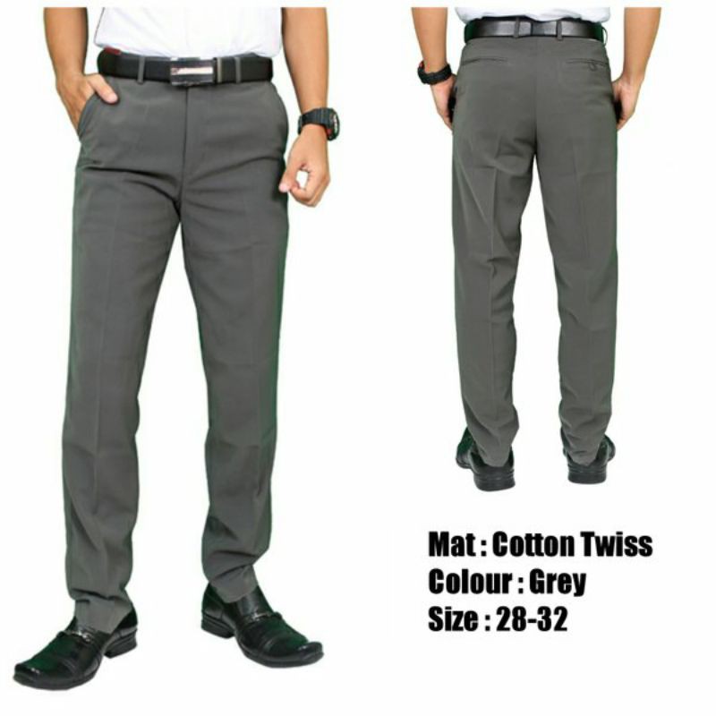 TERLARIS...CELANA FORMAL PRIA SLIMFIT/CELANA KANTOR/CELANA KERJA/CELANA BAHAN DASAR PRIA