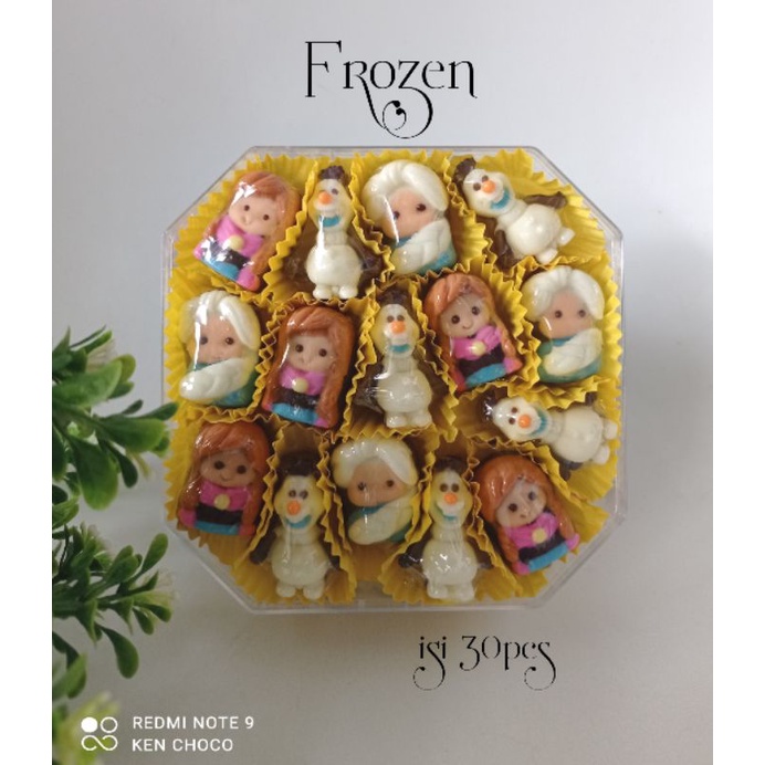 

Coklat karakter frozen (ana elsa dan olaf)