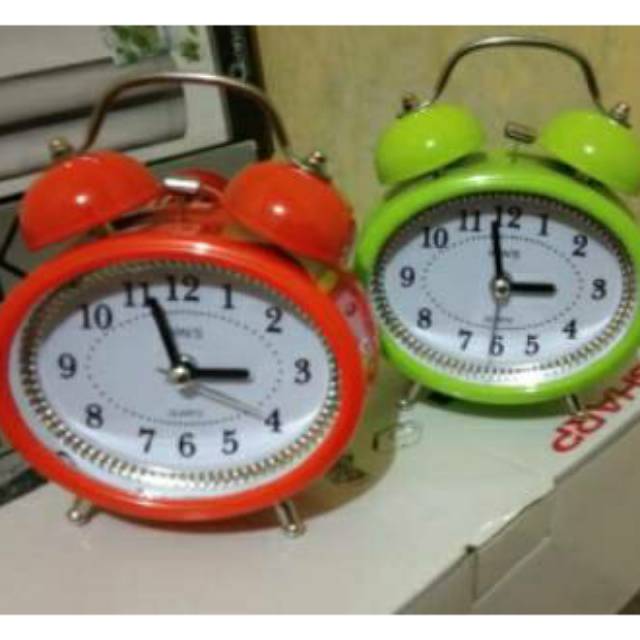 Jam Beker Alarm Bunyi Kring Nyaring Diameter 10cm