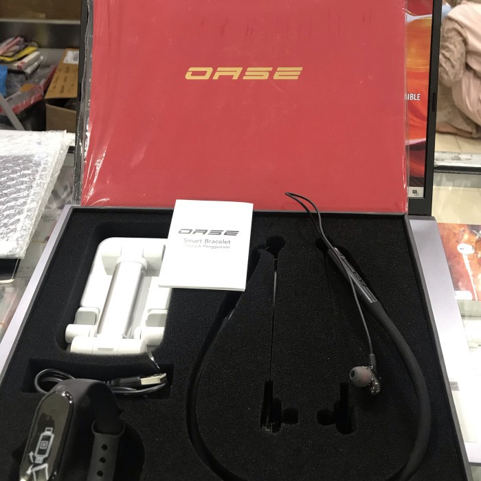 OASE EARPHONE BLUETOOTH SPORT SMART BAND FOLDING DEKSTOP ORIGINAL OPPO