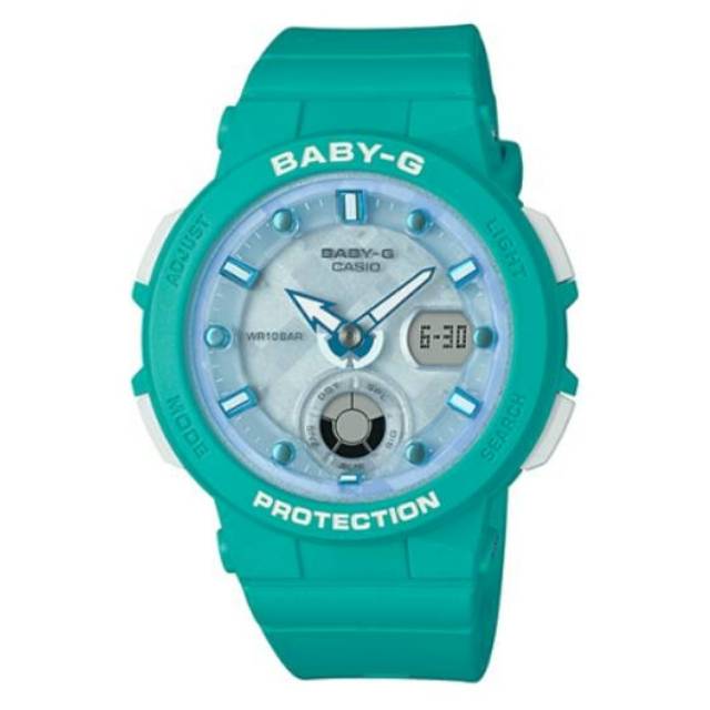 Casio Baby-G BGA-250-2A Neon Illuminator Analog Digital Watch Original BGA-250-2ADR