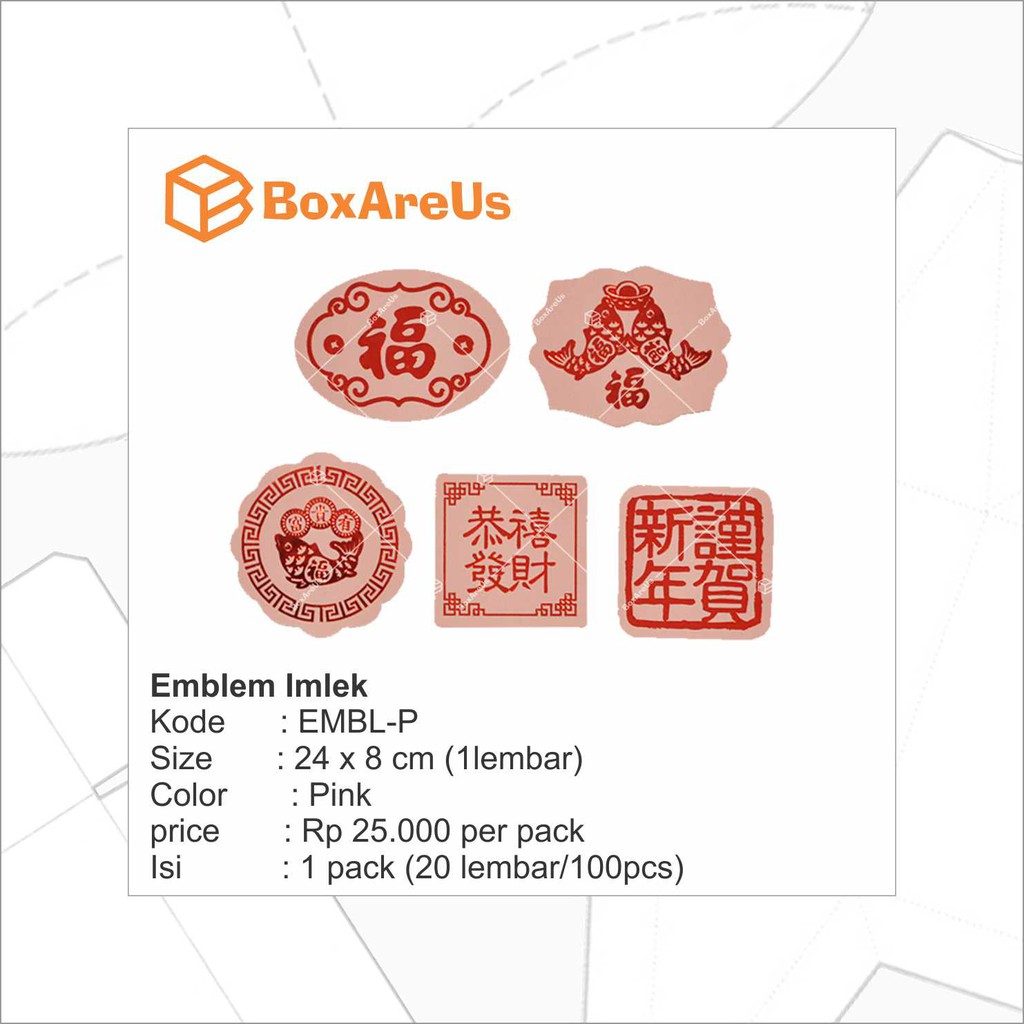 Emblem edisi Imlek, Hiasan, souvenir, tahun baru, gantungan, aksesoris - EMBL