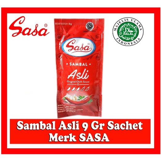 

Sasa Sambal Asli 9 gr