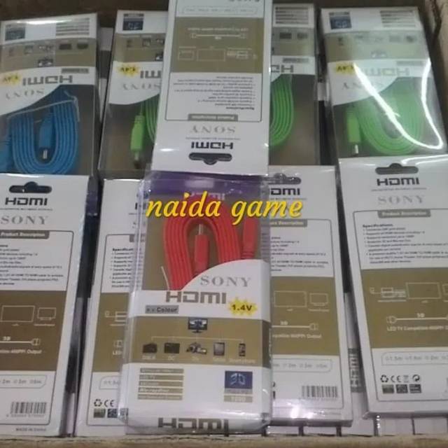 Kabel Hdmi sony 3d / kabel hdmi ps3/ps4 warna