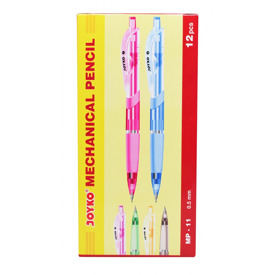 

Joyko Mechanical Pencil MP-11 (0.5) Triangle ( 1 Pack - 12 Pcs )