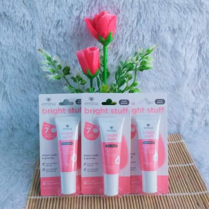 {100%ORI} EMINA BRIGHT STUFF Serum Blister