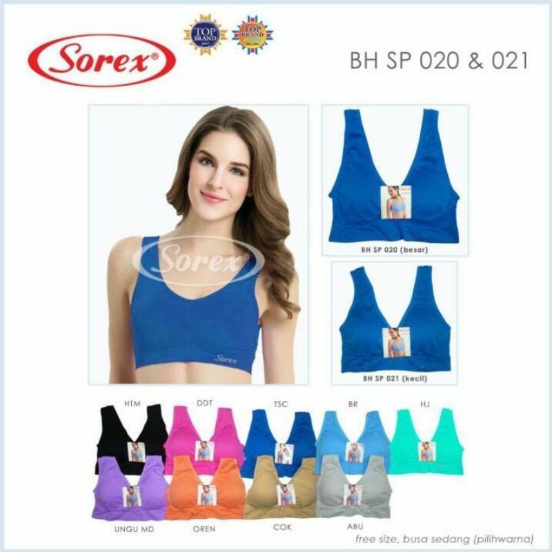 Sport Bra Sorex SP 020 SP 021 Bh Sorex Sp020 Sp021
