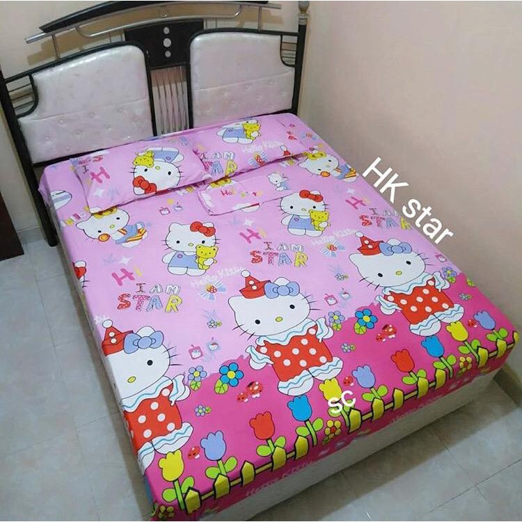 Sprei Homemade Hello Kitty Star