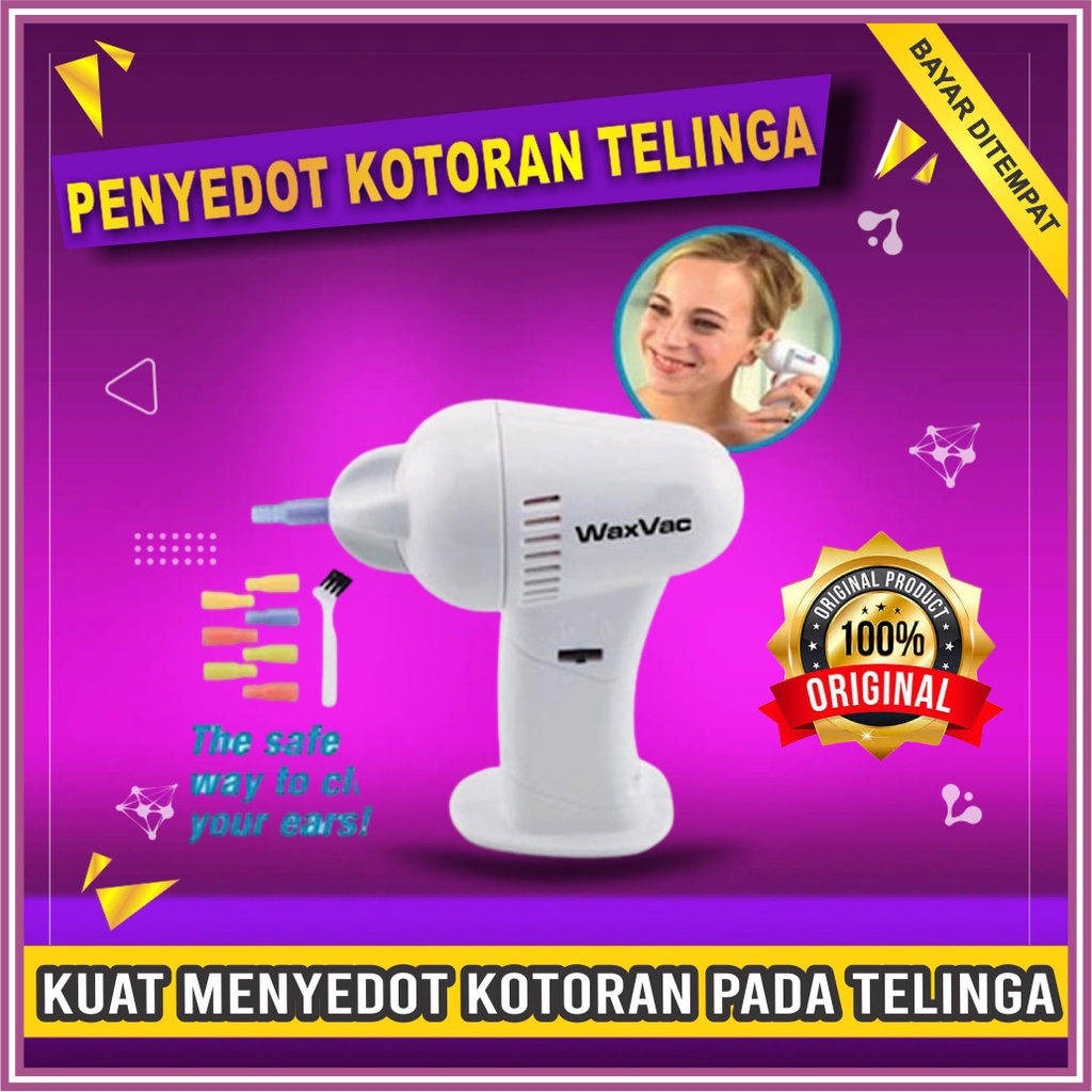 alat sedot pembersih kotoran telinga aman dan lengkap untuk anak bayi dan dewasa korek kuping elektr