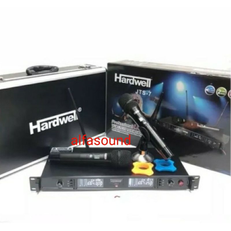 Microphone Wireless Hardwell JTS7 Original 2 Mic JTS 7