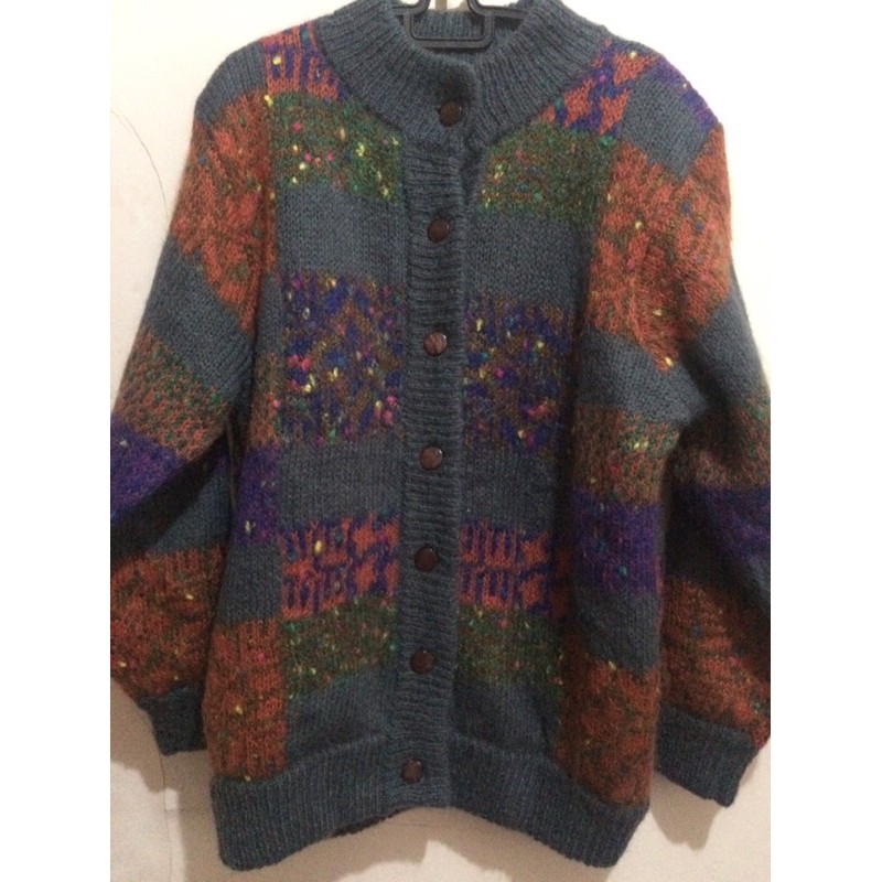 cardigan rajut bulu tebal sisa import Brand Jepang