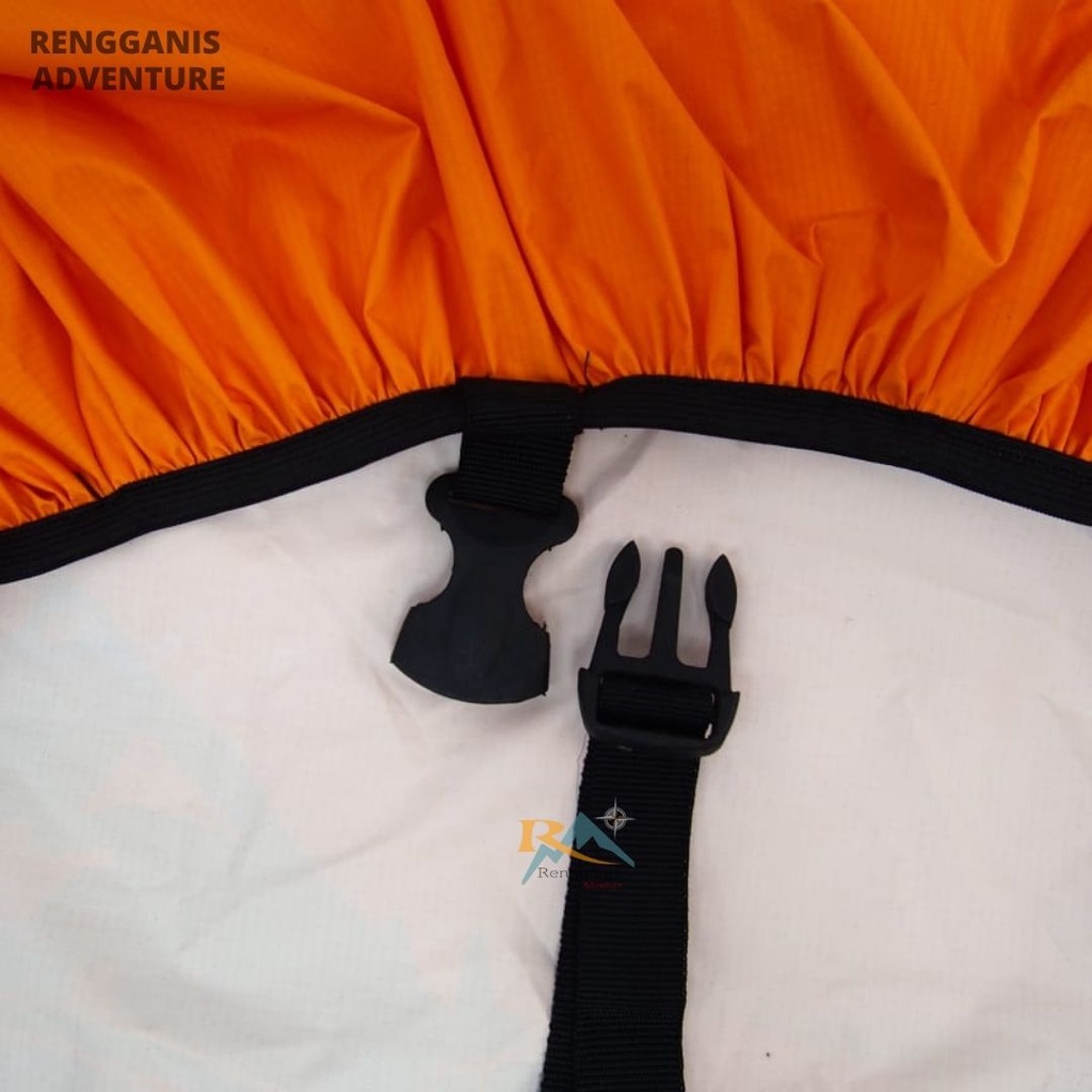 COVERBAG RAIN COVER RIR OUTDOOR 80 L OUTDOOR HIKING PELINDUNG TAS WATERPROOF ANTI AIR