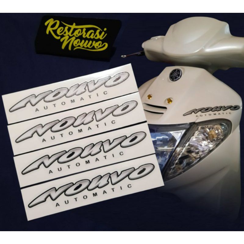 Sticker tameng depan nouvo lele stiker nouvo lele sticker nouvo automatic sticker nouvo lele sticker