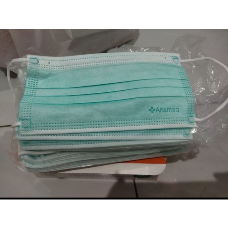 MASKER ALTAMED MASKER EARLOOP TERMURAH WARNA HIJAU