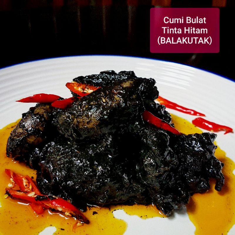 

Cumi Bulat Tinta Hitam - Blekutak - Balakutak - Cumi Jamblang Cirebon