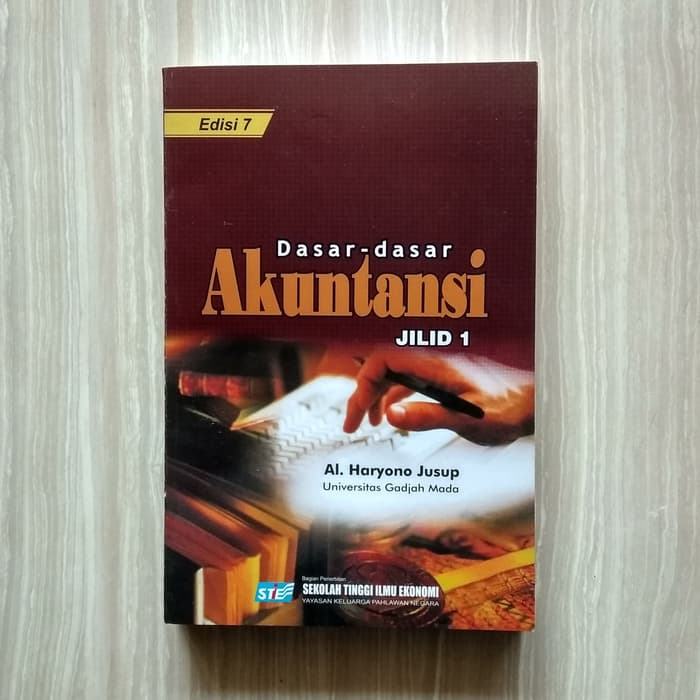 Jual Buku Dasar Dasar Akuntansi Jilid 1 Edisi 7 Oleh Al Haryono 