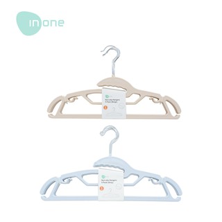 Inone Hanger Gantungan Baju Pakaian Plastik Isi 5 Non Slip Inone Hanger Gantungan Baju Pakaian Plastik Isi 5 Non Slip