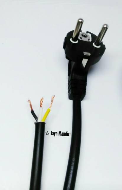 Kabel AC buntung isi 3 Ground 1,5meter