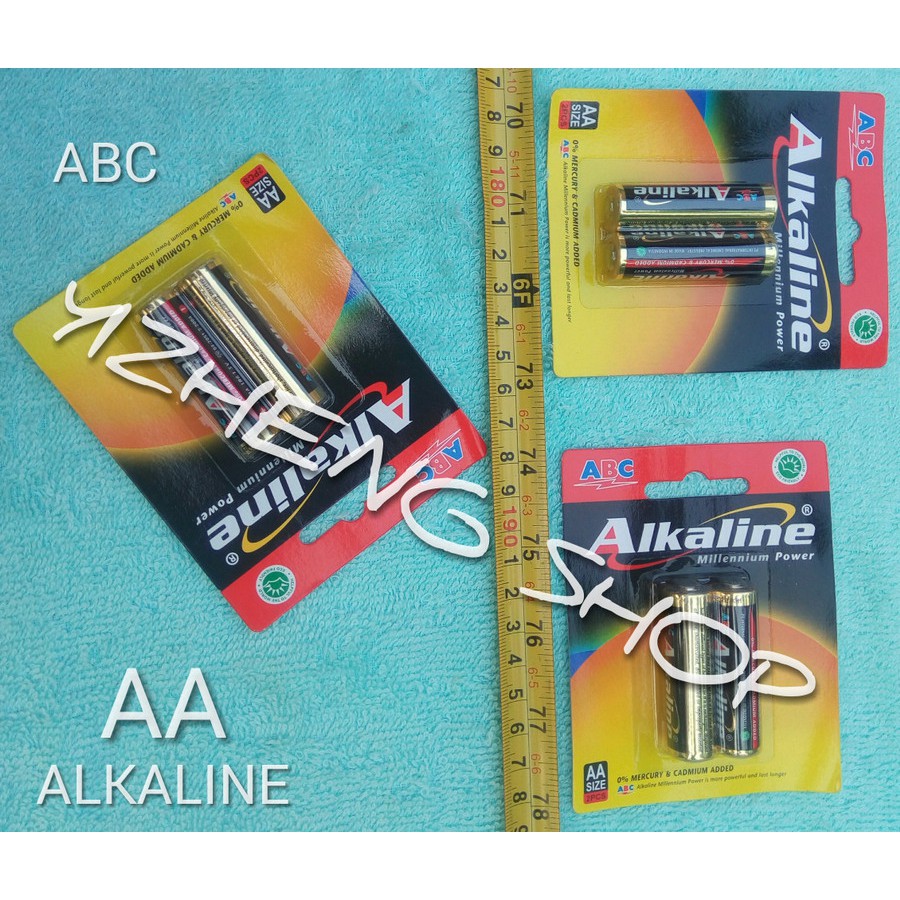 BATERAI ABC ALKALINE AA