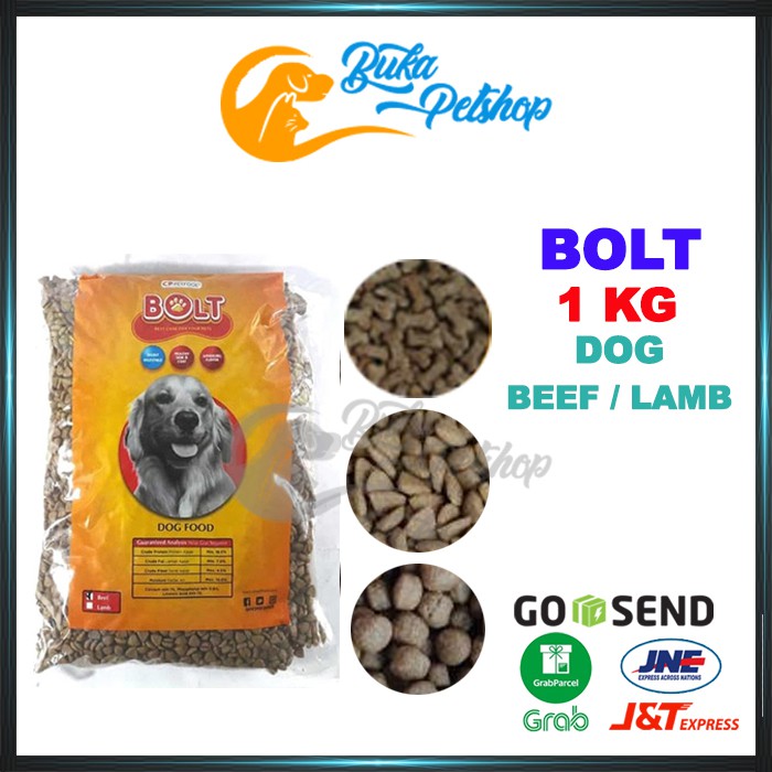 BOLT Dog 1KG Makanan Anjing BOLT