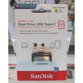 Jual Sandisk OTG 256GB USB Type-C USB 3.1 Ultra Dual Drive (Sdddc2