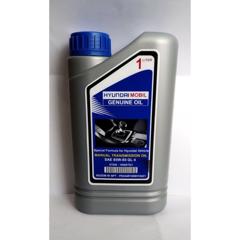 OLI TRANSMISI MANUAL HYUNDAI GEAR OIL SAE 85W-85 GL4 REKOMENDASI HYUNDAI