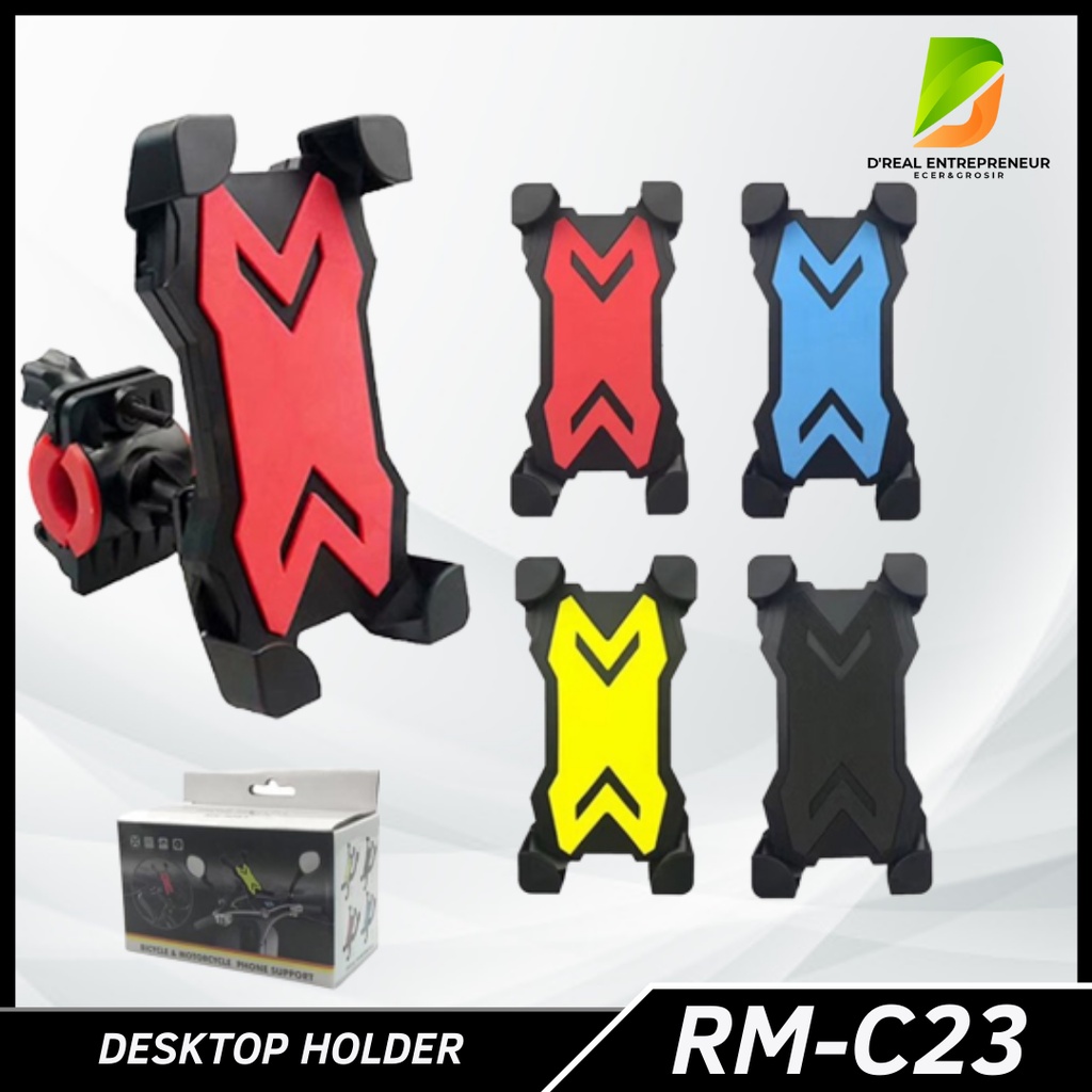 Holder Motor NB HM06S Tempat Dudukan Stand Bracket HP Holder Motor Universal Gps Hp / Mount HM-06 4 sisi / Tempat /Spion