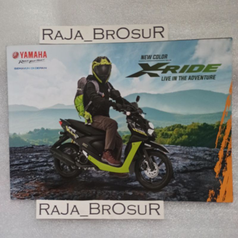 Poster brosur Yamaha X-Ride 2020