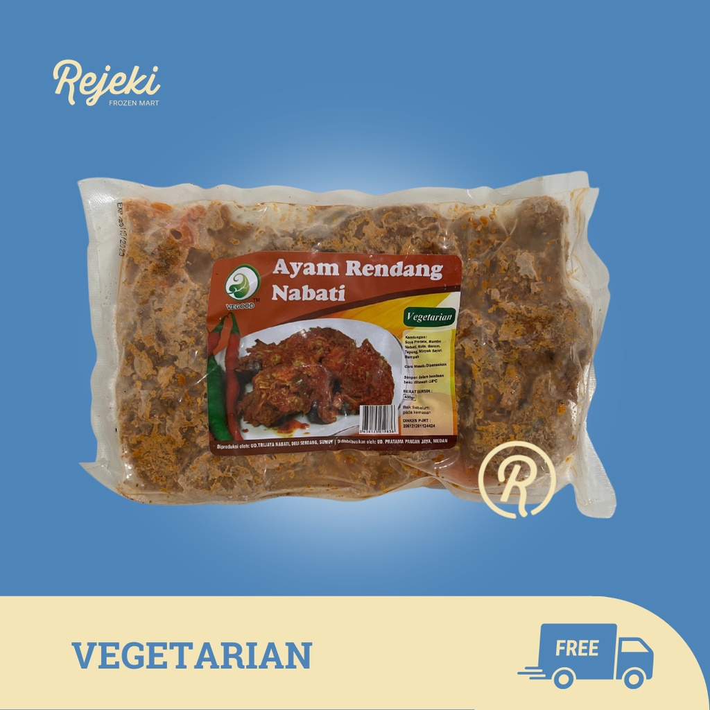 

Vegood Ayam Rendang Vegetarian 450g - Rejeki Frozen Mart