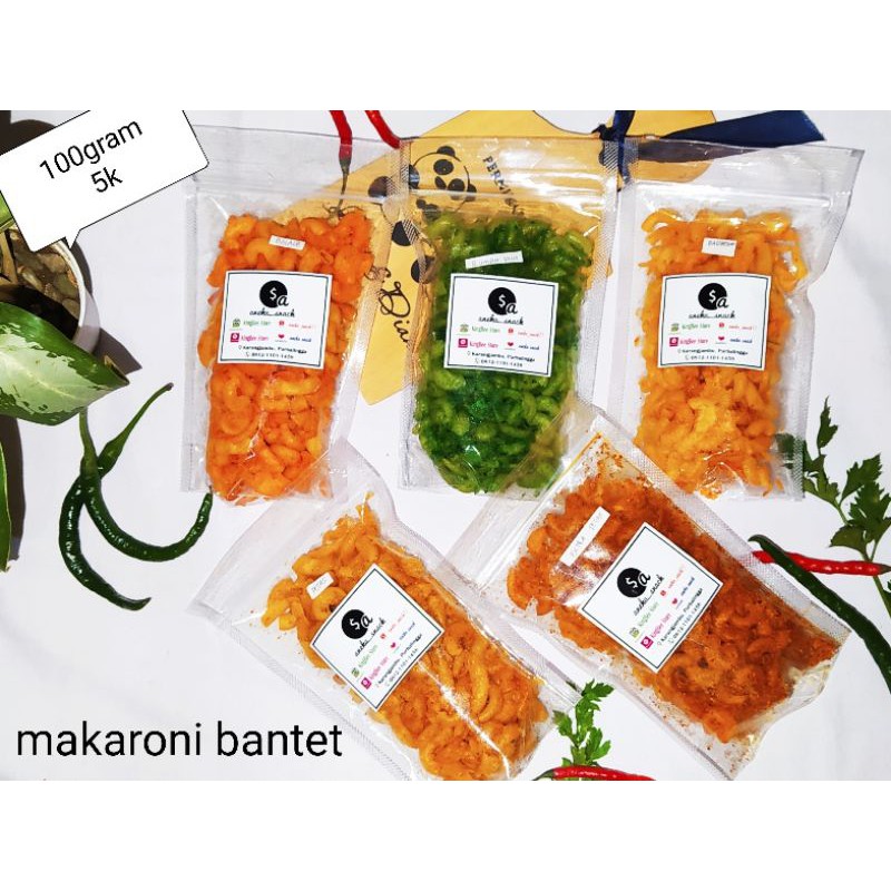 

makaroni bantet khas tasikmalaya murah 100gram