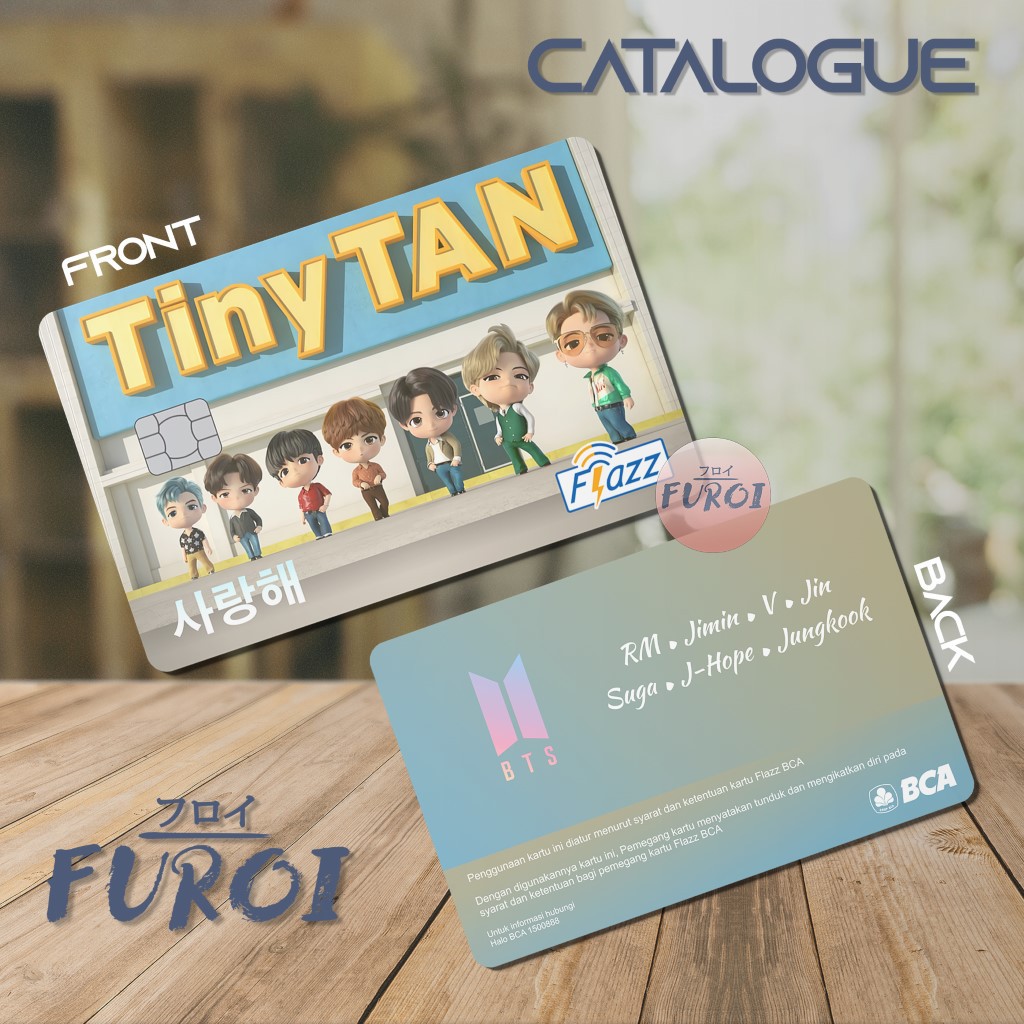 Custom Flazz BCA | Custom Emoney Mandiri | BTS Tiny Tan Dynamite