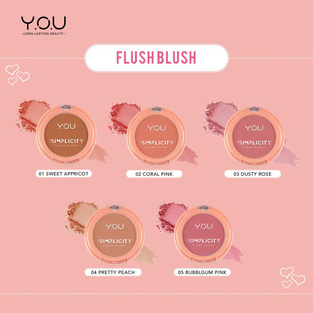 YOU THE SIMPLICITY FLUSH BLUSH 3.5GR