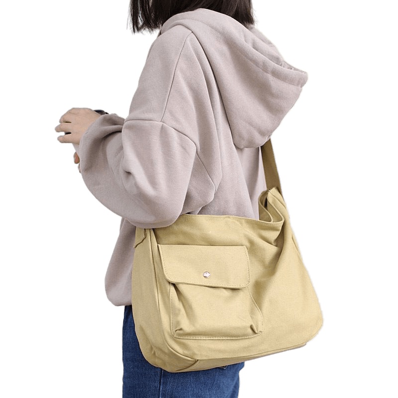 SATU ALAT Tas Selempang RAISHA 100% Canvas Premium Tebal Tas Kanvas